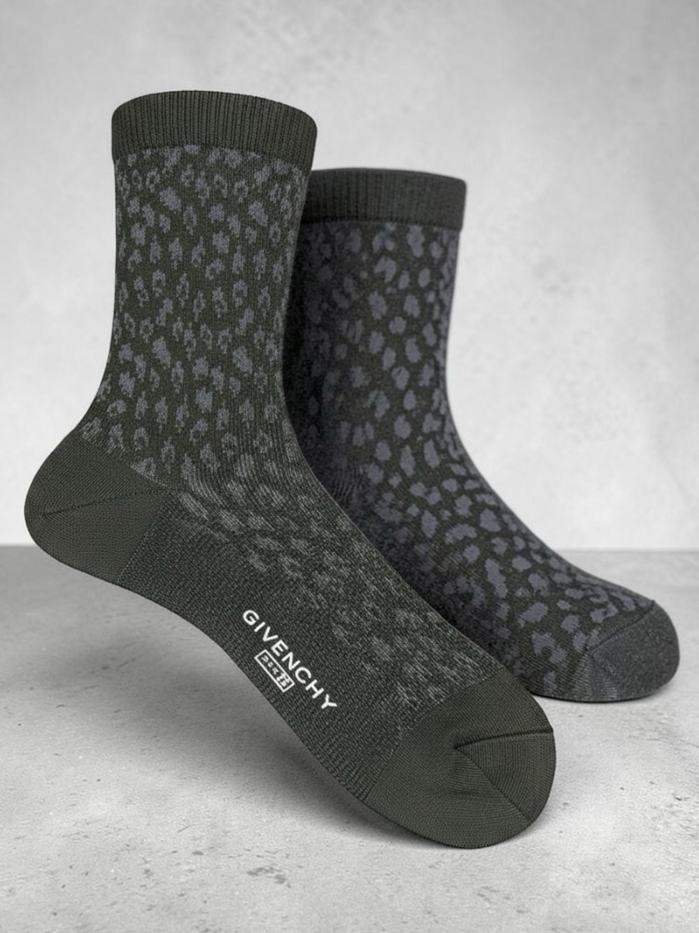 Givenchy Mens Dress Sock Knit Pattern Authentic